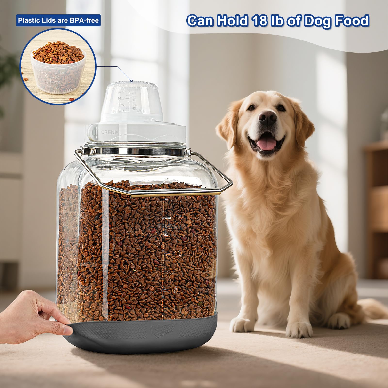 Almacenamiento de granos, café o alimentos para mascotas con Daitouge