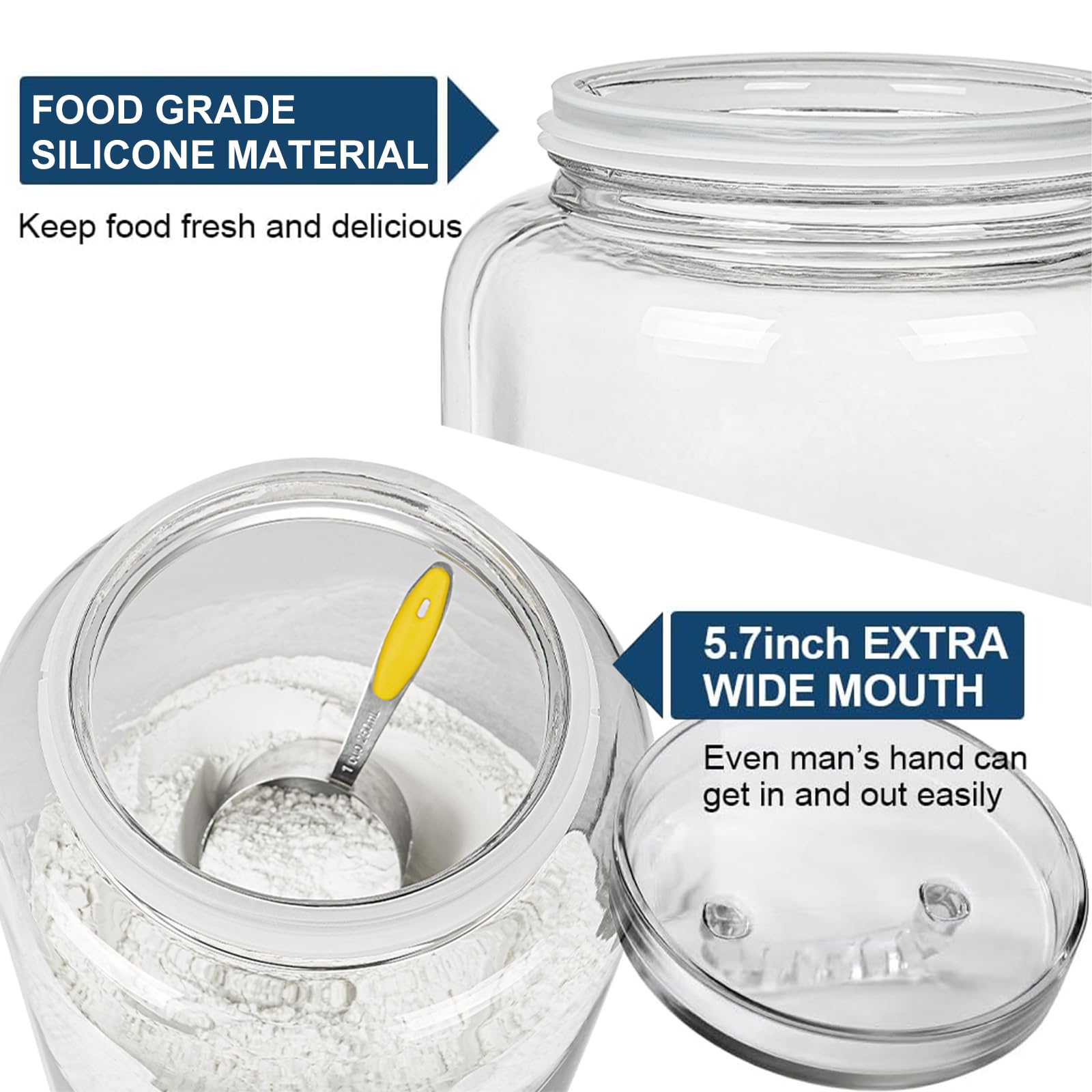 Frasco Daitouge para café o snacks, diseño práctico y funcional.