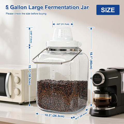 Asas de acero inoxidable integradas para mover con seguridad el frasco Daitouge