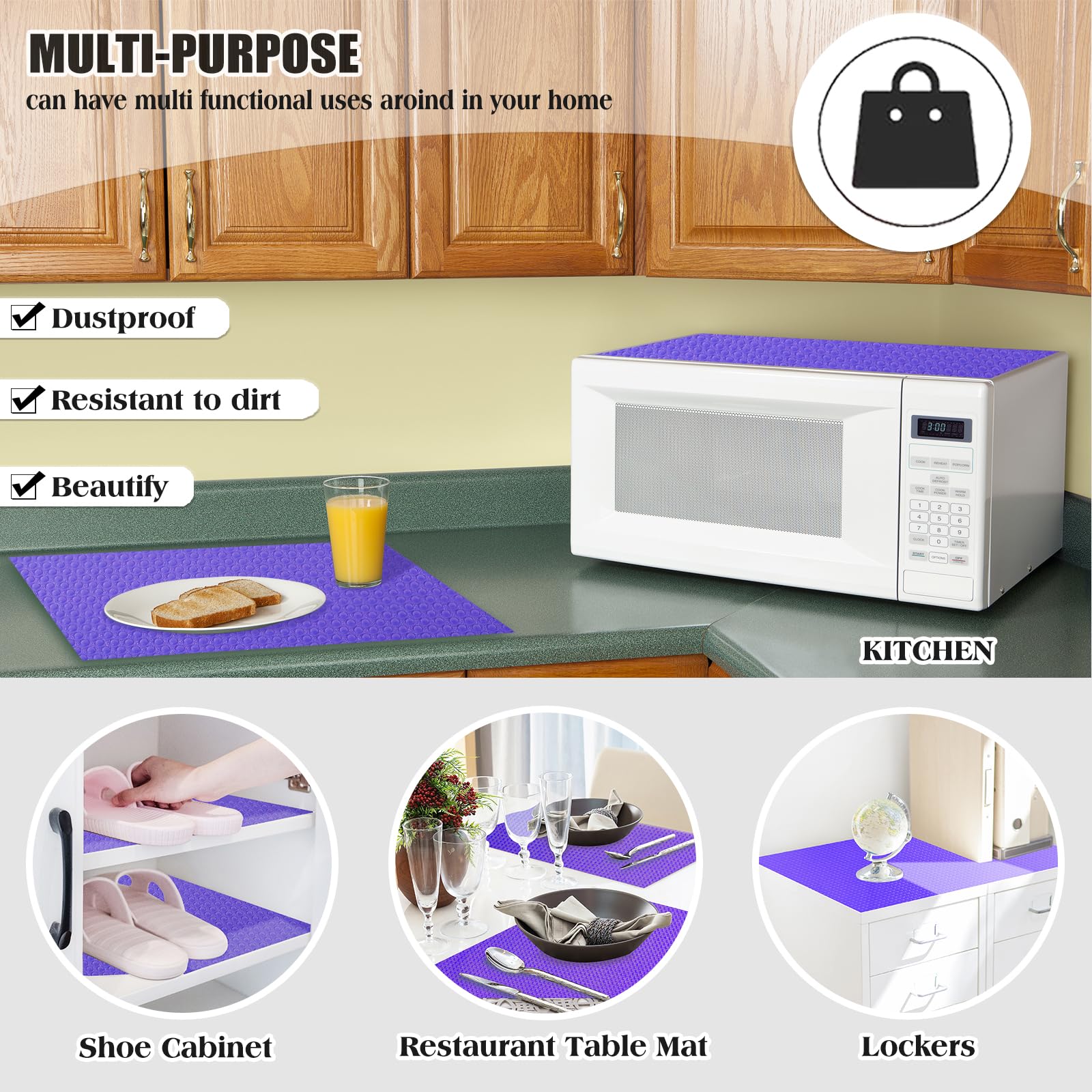 Daixers Liner paquete de diez piezas para organización en la cocina