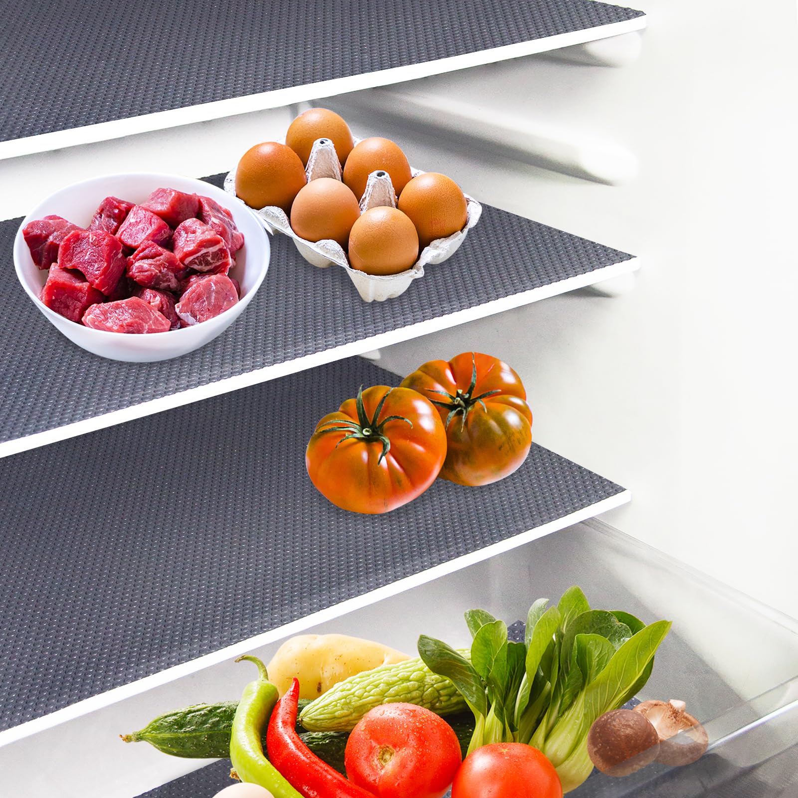 Daixers revestimientos para refrigerador, set de 20 piezas para proteger estantes.