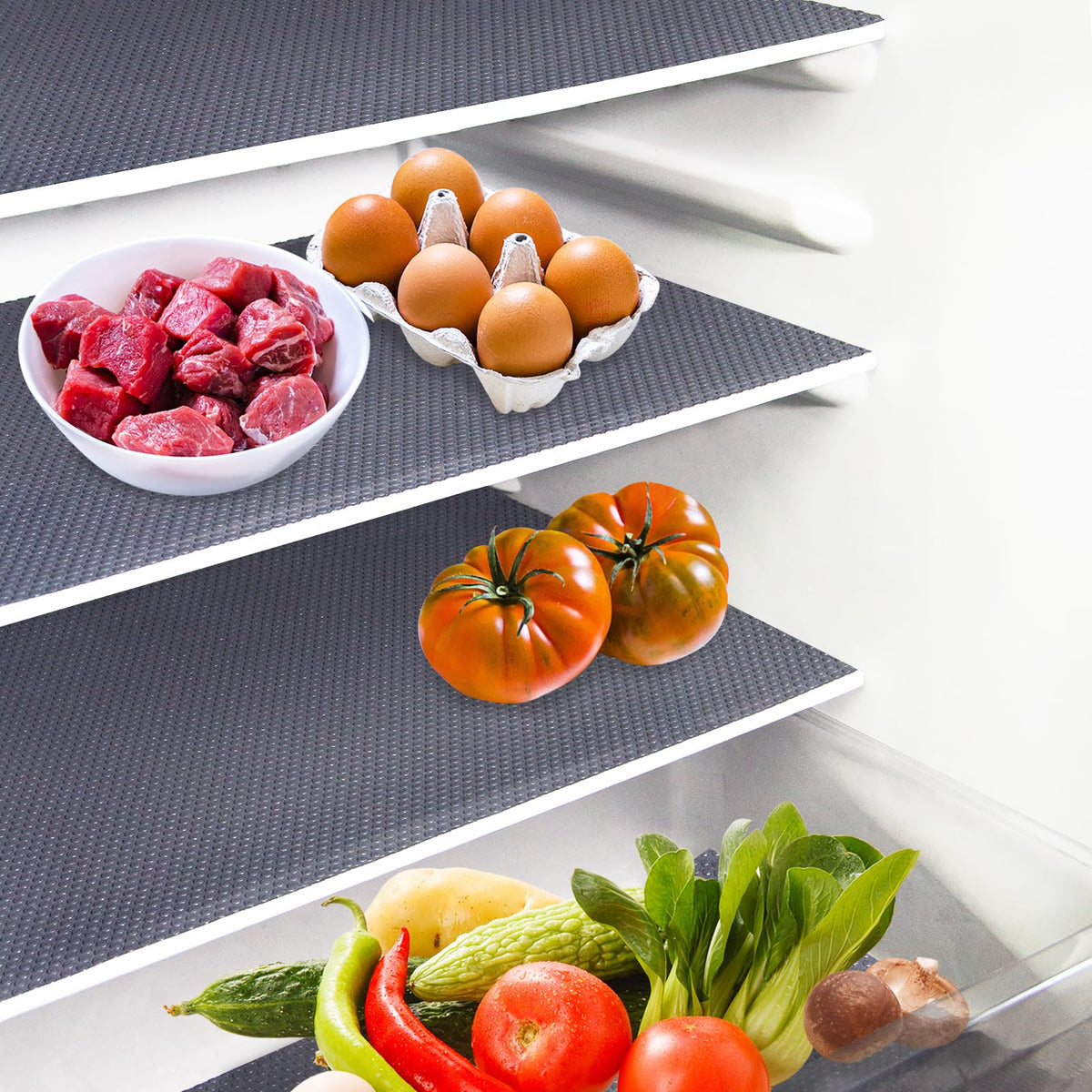 Daixers revestimientos para refrigerador, set de 20 piezas para proteger estantes.