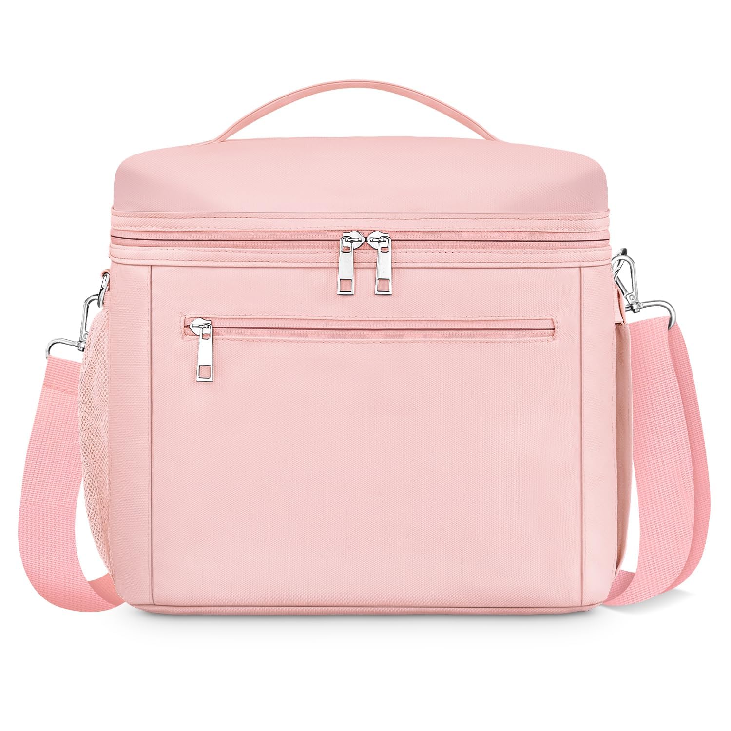 DALINDA bolsa de almuerzo rosa, ideal para uso diario en la oficina y mantener frescos los platillos