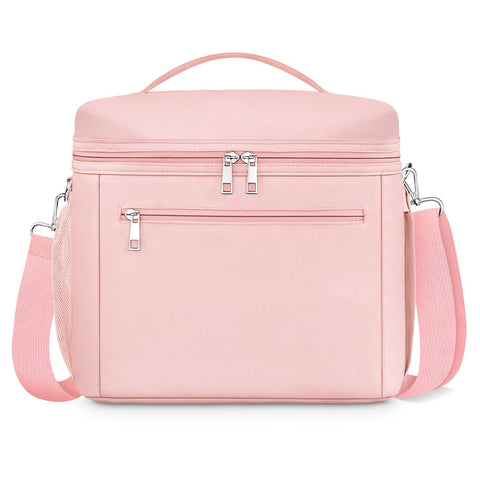 DALINDA bolsa de almuerzo rosa, ideal para uso diario en la oficina y mantener frescos los platillos