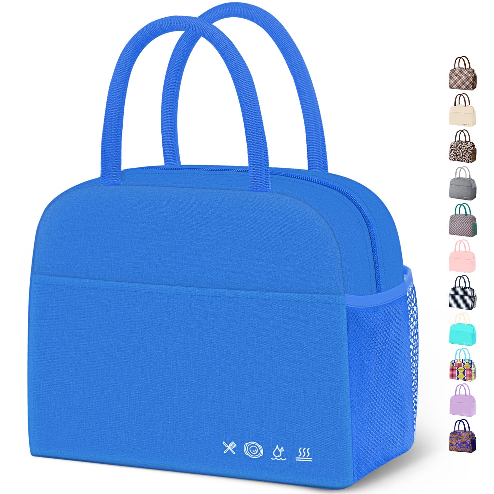 DALINDA bolsa de almuerzo aislada, uso diario, ideal para oficina, picnic y viaje.
