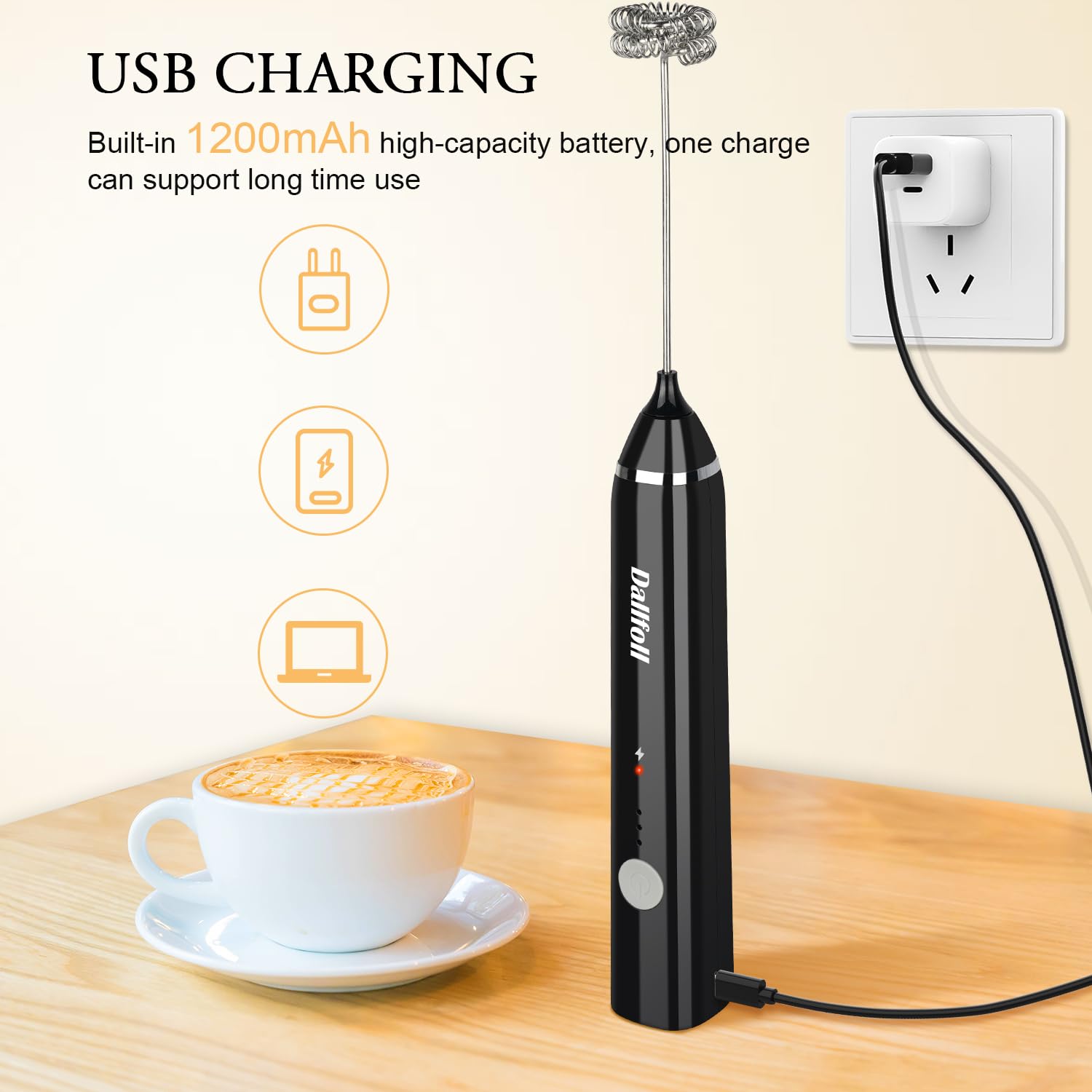 Batería recargable de 1200 mAh de Dallfoll para uso diario