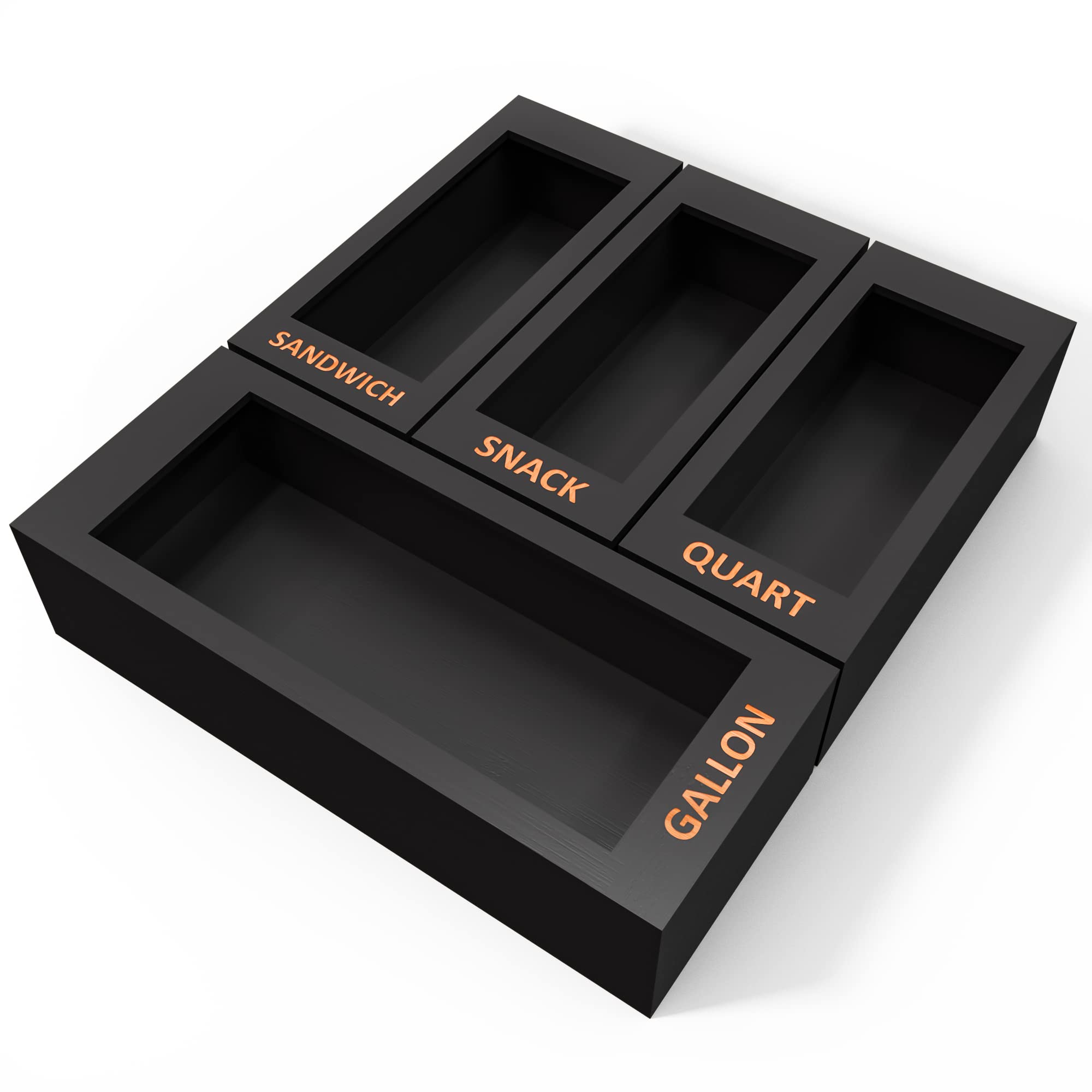 DALSHABET organizador de bambú para bolsas, formato 12x5x3, ideal para cajón