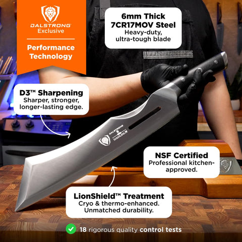 Dalstrong Annihilator ofrece 2,9 libras de peso para manejo estable