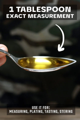 Dalstrong cuchara utilidad con medicion de cucharada exacta para recetas.