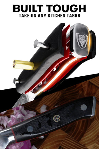 Cuchillo Dalstrong 6 pulgadas, acero AUS-10V, rendimiento duradero