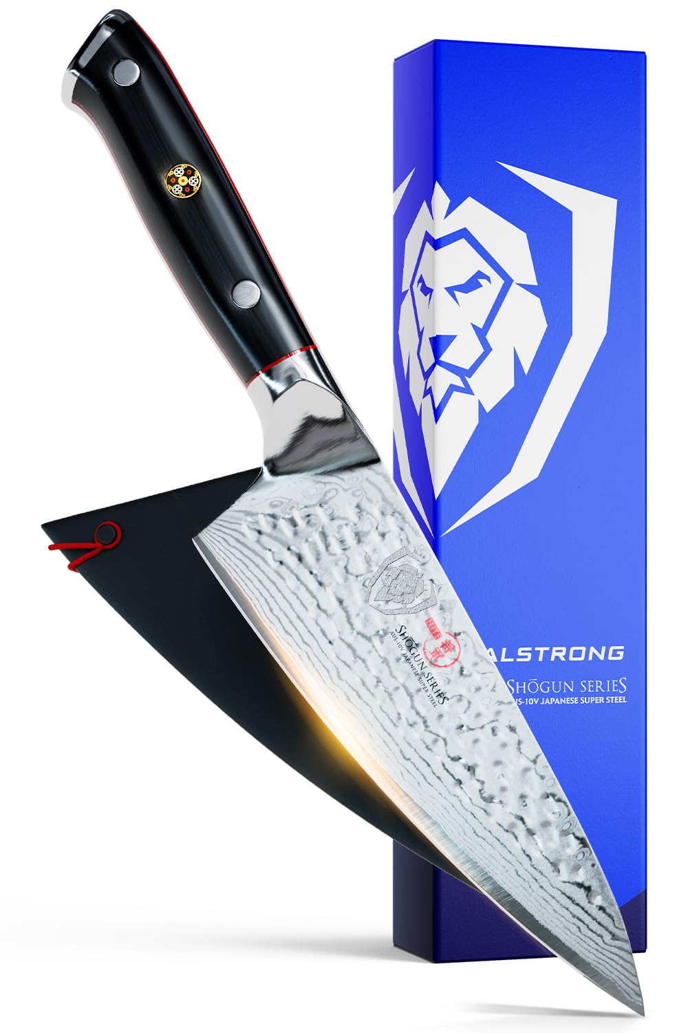 Dalstrong cuchillo chef 6 pulgadas con damasco Shogun Elite, alta precisión para cortes finos