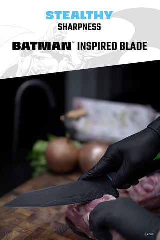 Dalstrong Cuchillo de Chef 8 pulgadas con borde liso y punta curva para cortes limpios.