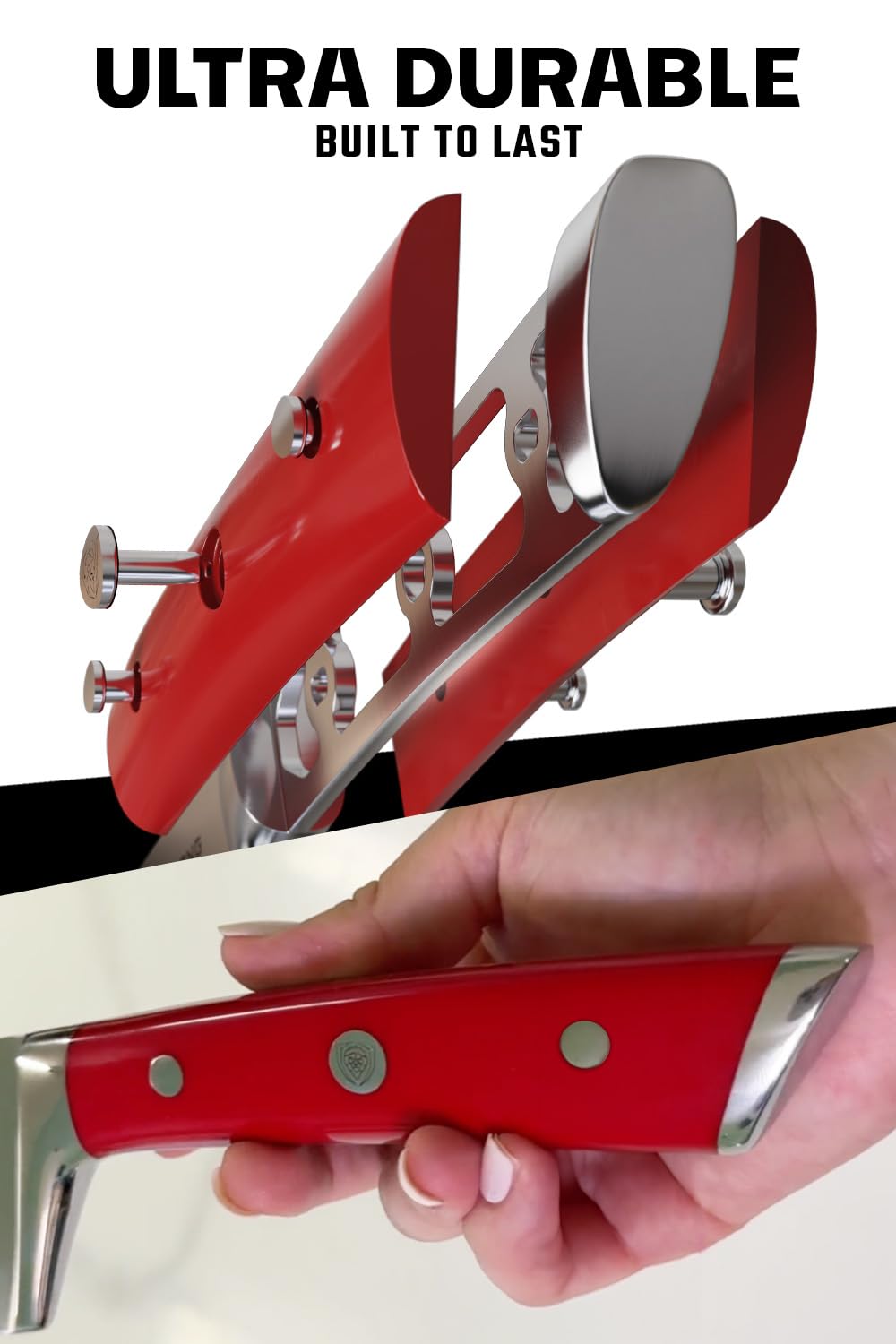Dalstrong Gladiator, espiga completa para equilibrio y durabilidad.