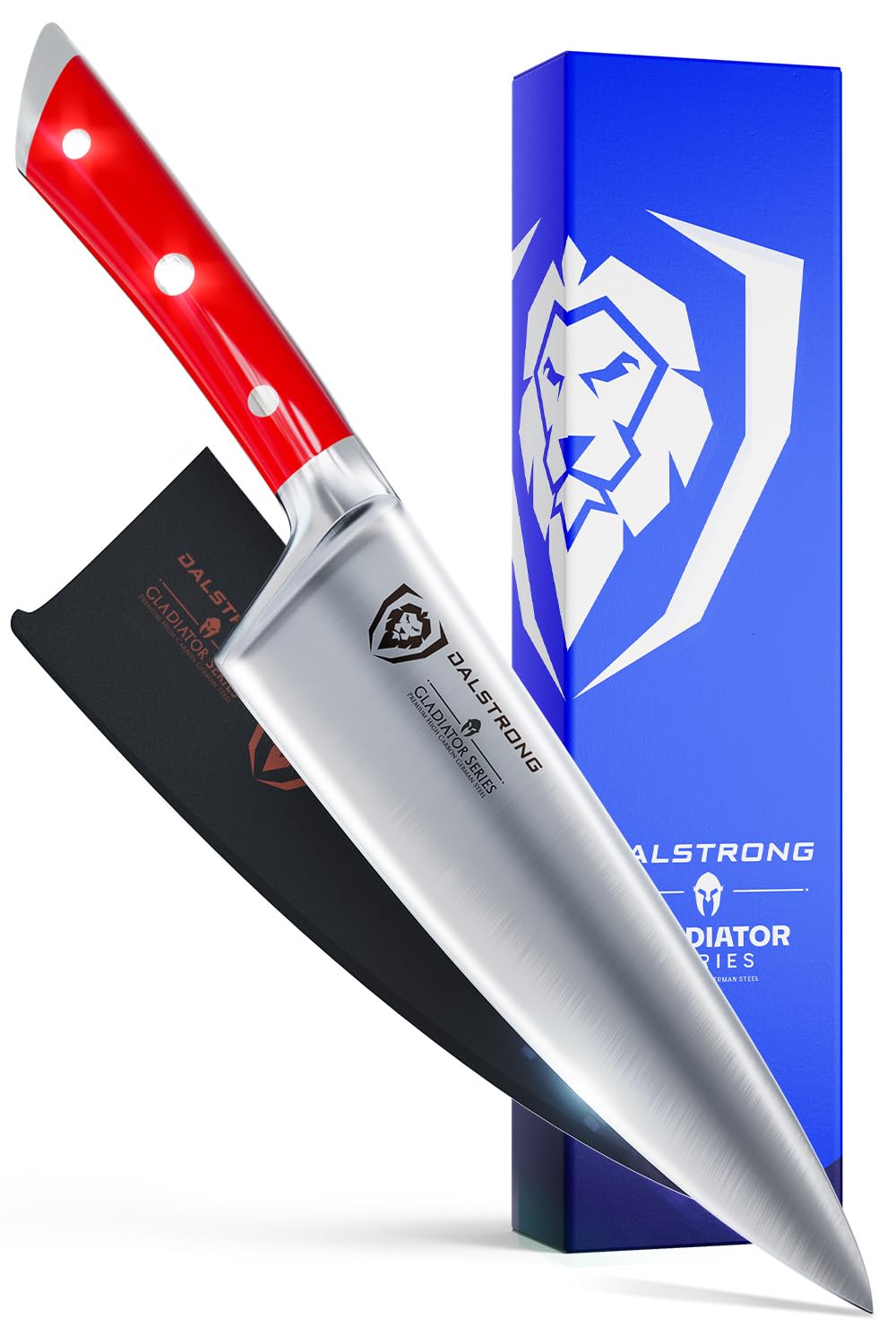 Dalstrong Cuchillo Gladiator con hoja afilada para cortes precisos.