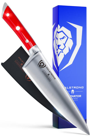 Dalstrong Cuchillo Gladiator con hoja afilada para cortes precisos.