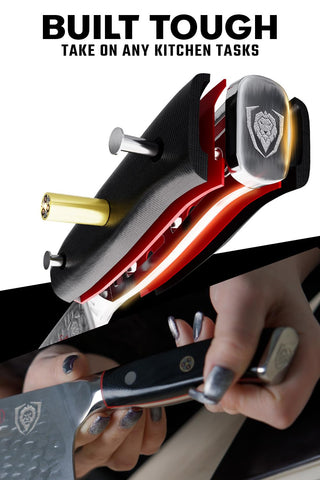 Dalstrong cuchillo picador 7 pulgadas con acero japonés para filo duradero.