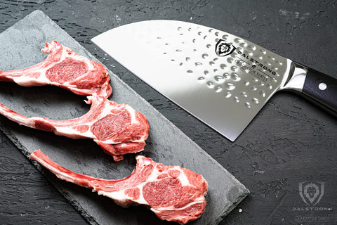 Dalstrong cuchillo serbio, incluye funda para almacenamiento seguro.