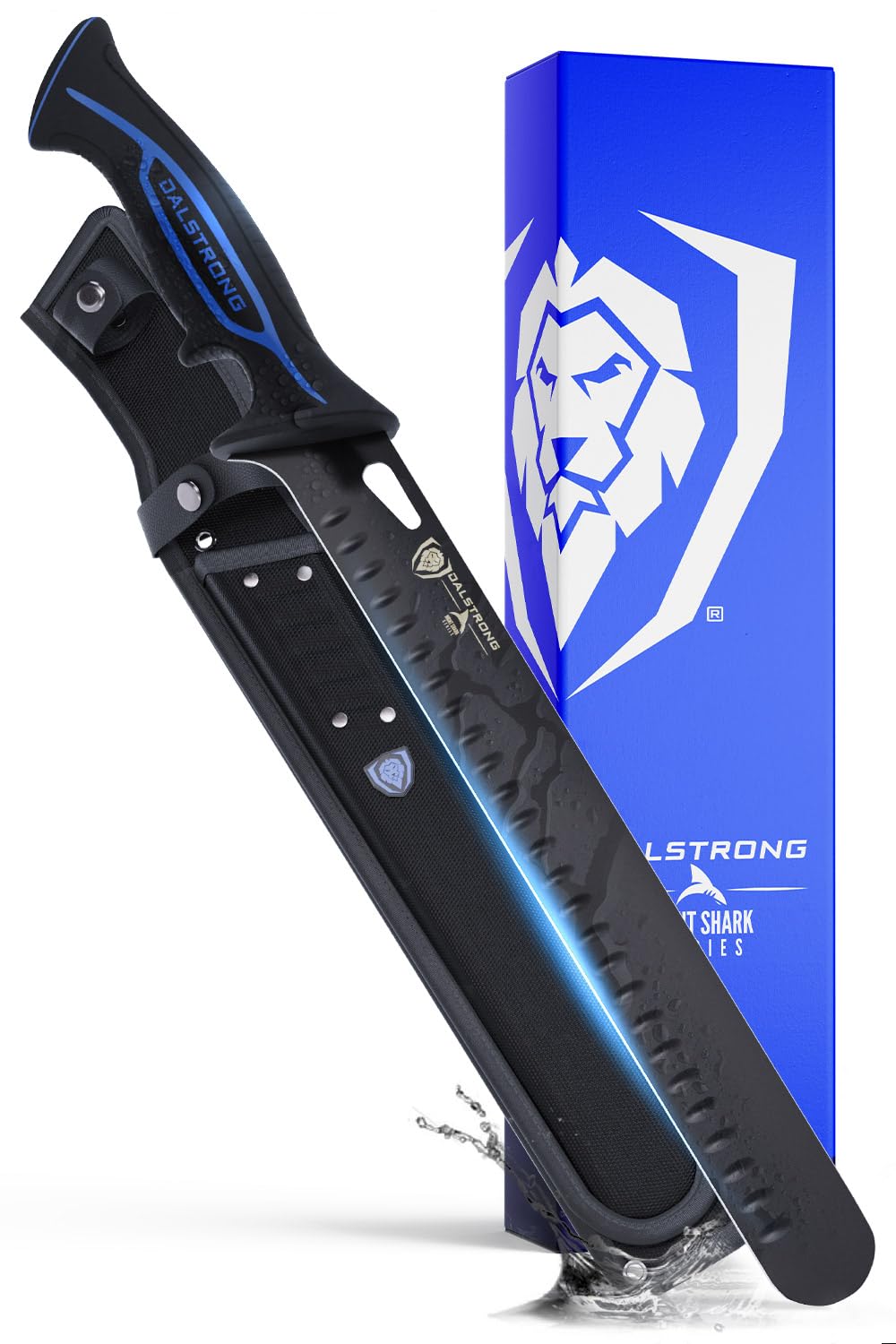 Cuchillo Dalstrong Tiburón Nocturno 12 pulgadas para rebanar con precisión.