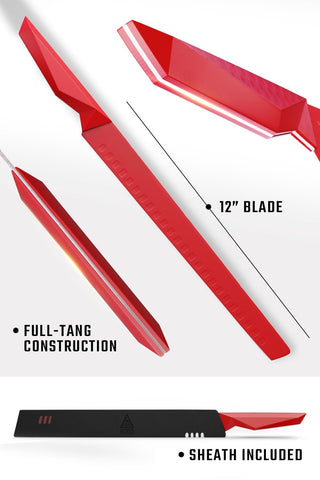 Diseño amenazante Dalstrong Shadow Black para uso diario en la cocina.