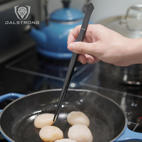 Empaque de lujo Dalstrong para presentación en cocinas o tiendas.
