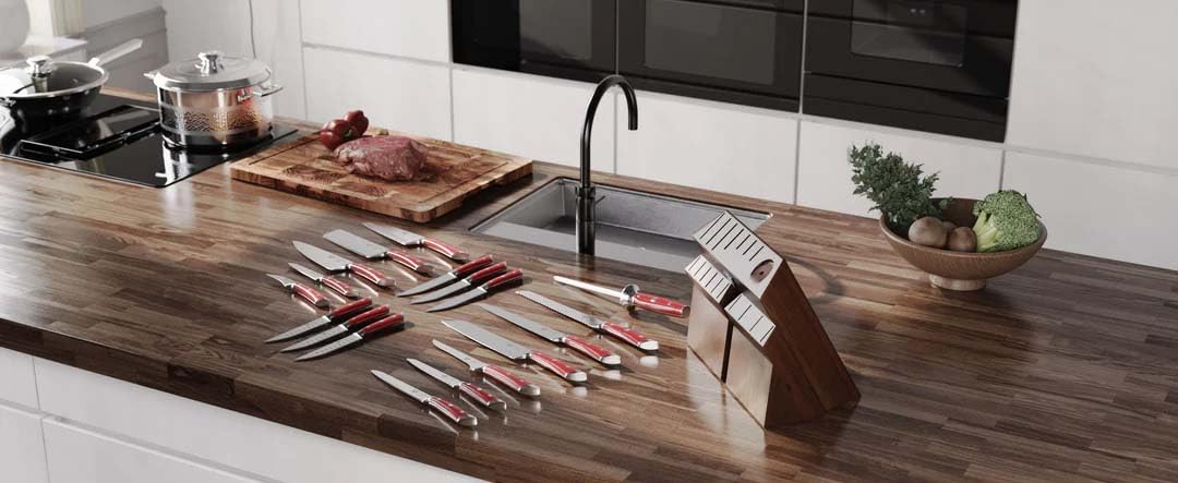 Dalstrong Gladiator Elite: cuchillo chef de 8 pulgadas para uso versátil.