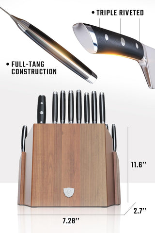 Dalstrong Gladiator Elite cuchillo nakiri 7 pulgadas: cortes limpios para verduras