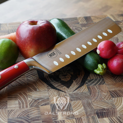 Borde de 16-18 grados para cortes limpios en verduras.