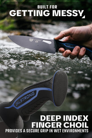Dalstrong Night Shark 8” cuchillo con funda para transporte seguro