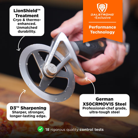 Dalstrong Orbit manija-g10: agarre ergonómico para cortes seguros.