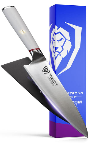 Dalstrong Phantom 8 pulgadas, hoja afilada para cortes precisos en la cocina.