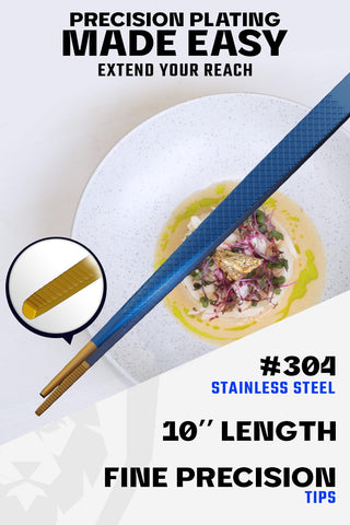 Dalstrong pinzas cocina profesional: agarre estable para alimentos delicados.