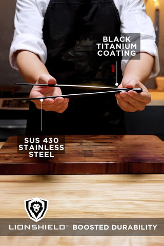 Pinzas de cocina Dalstrong para barbacoa y emplatado
