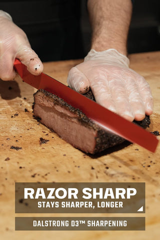 Dalstrong revestimiento antiadherente para mayor limpieza y durabilidad en la cocina.