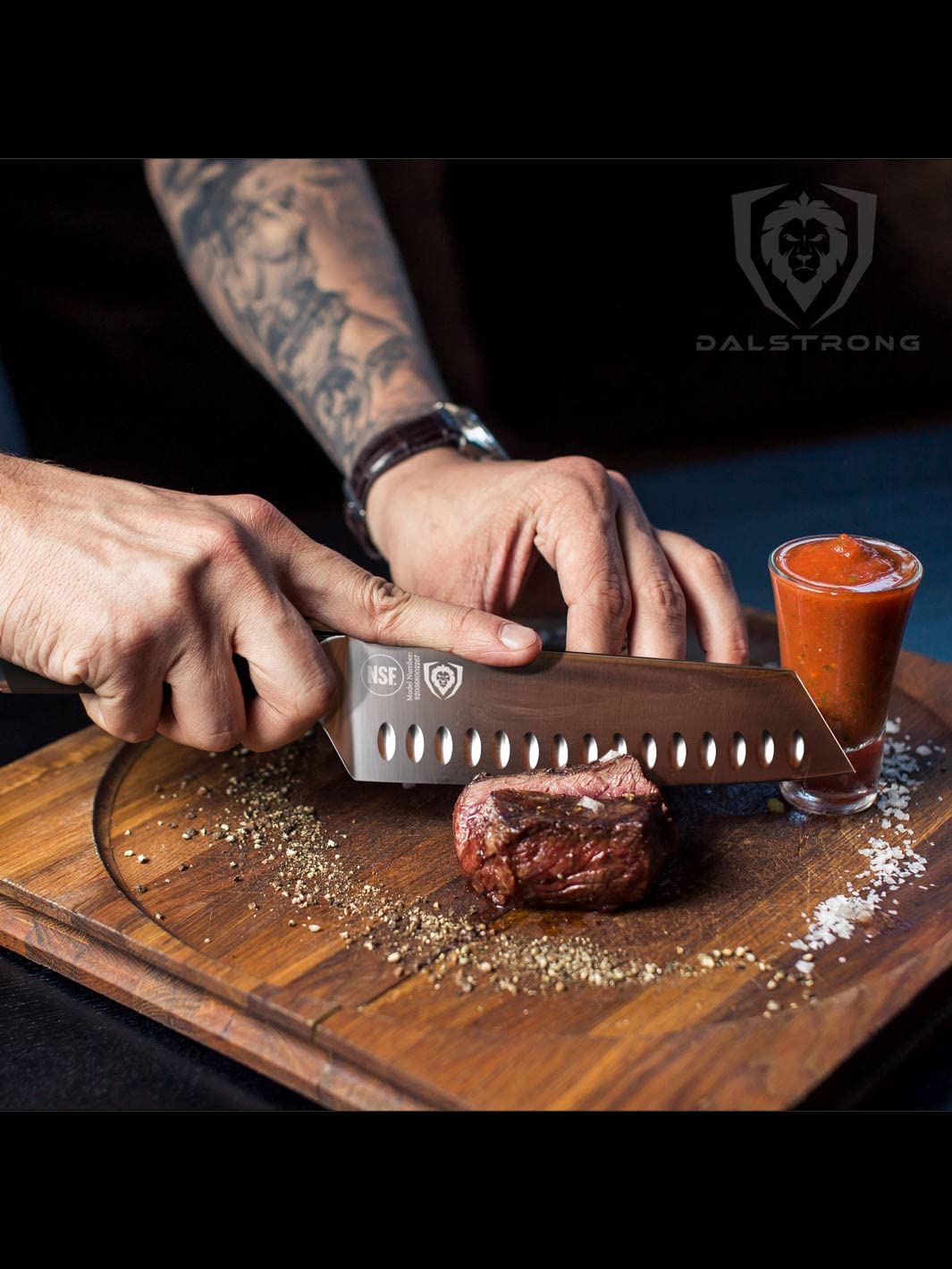 Dalstrong Santoku Vanquish 7 pulgadas, regalo de cocina duradero para cualquier chef.