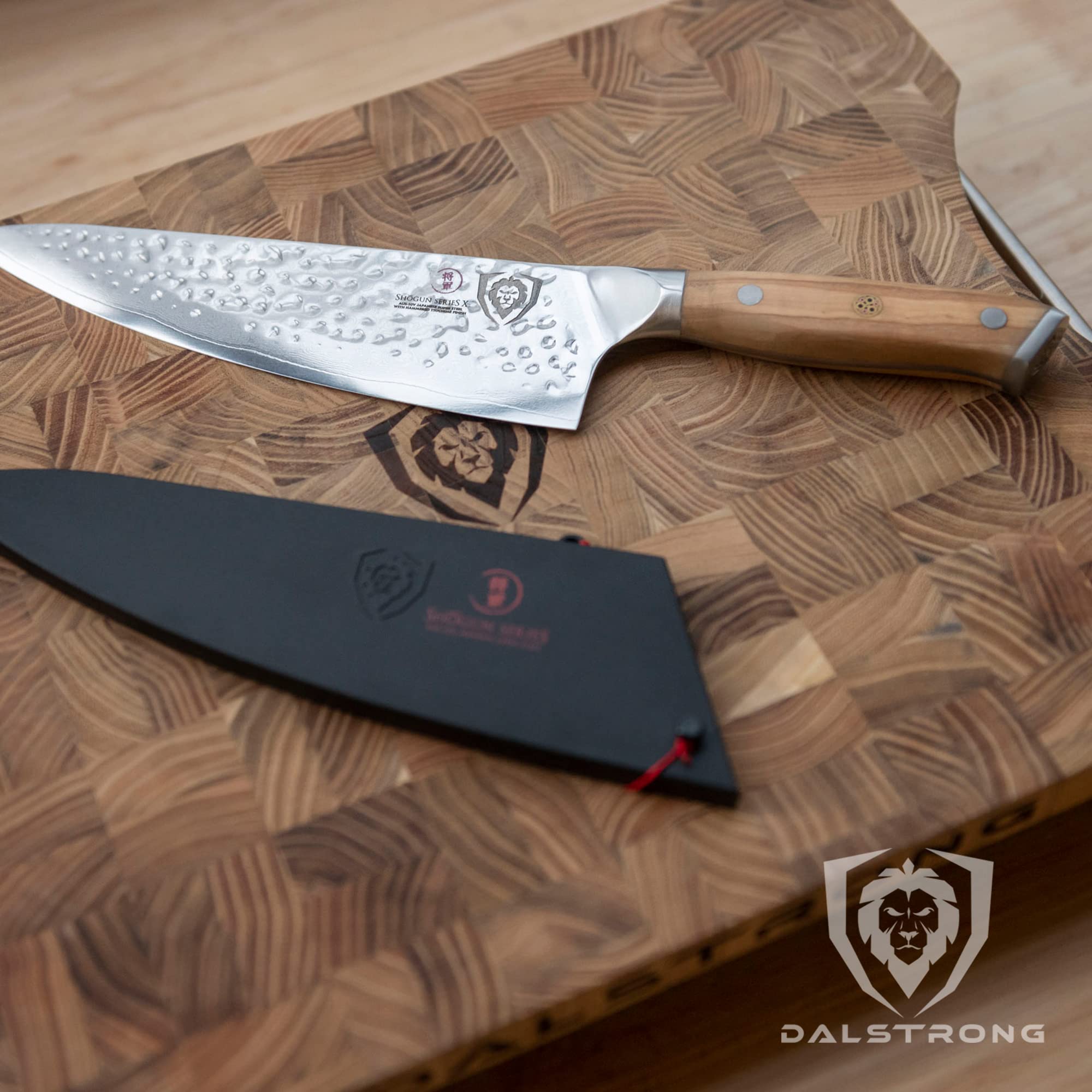Dalstrong Shogun espiga completa para mayor estabilidad durante cortes