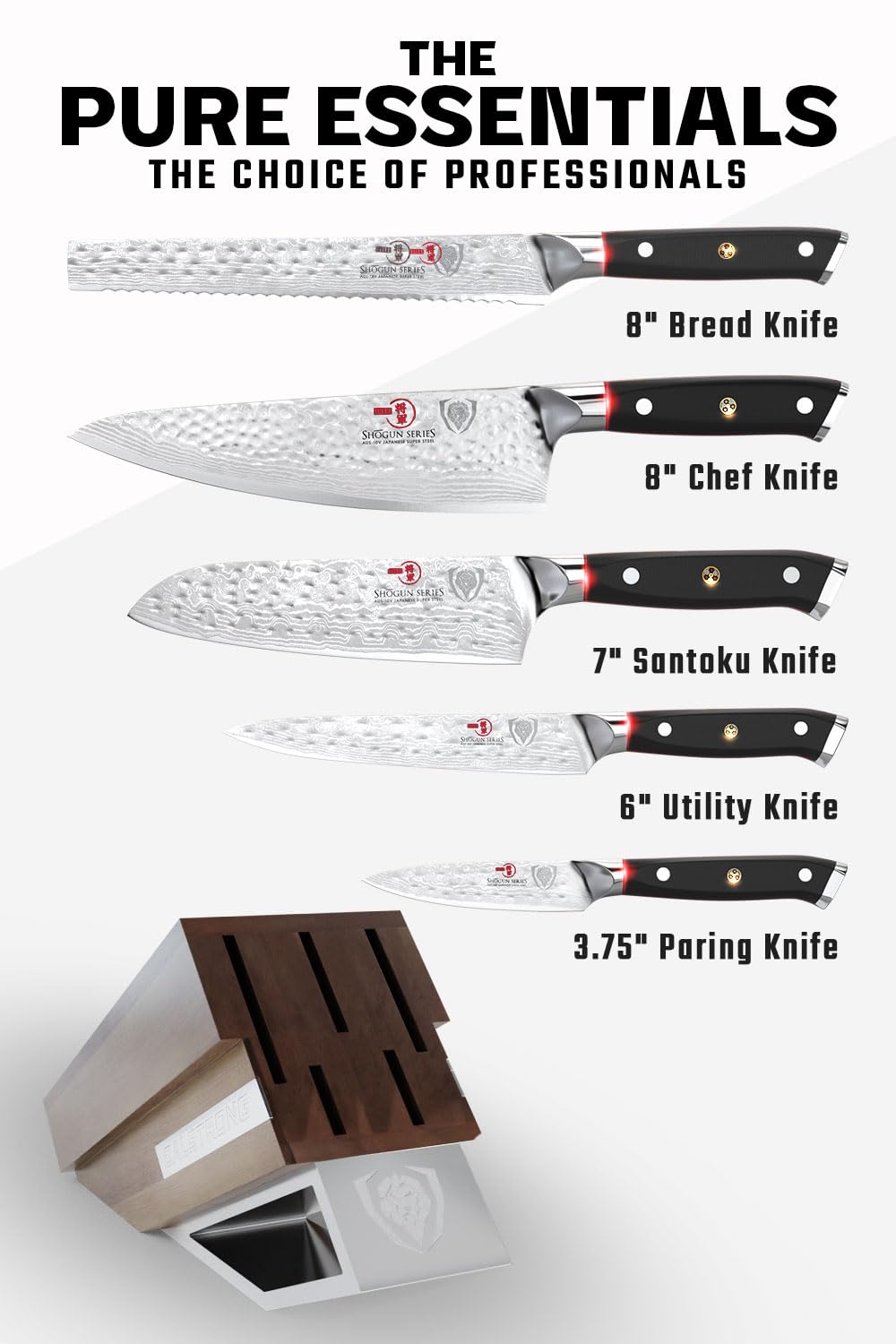 Cuchillo santoku Dalstrong Shogun Series X de 7 pulgadas para tareas versátiles