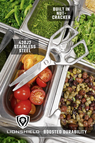 Dalstrong tijeras con cascanueces y rompecáscaras integrados.