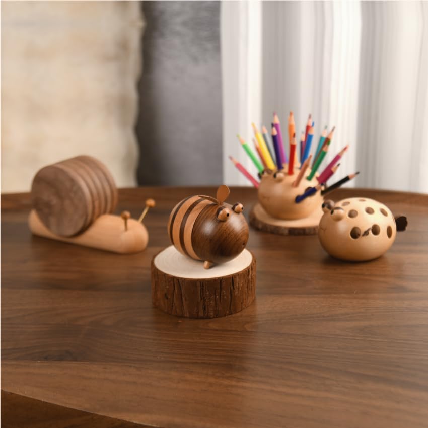 Damuzhi diseño bohemio: abeja decorativa para la mesa.