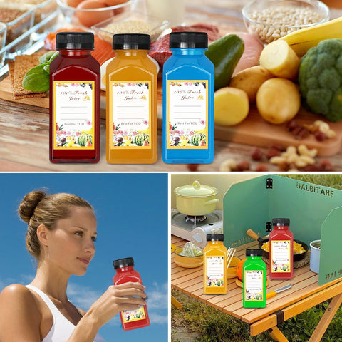 Pack de 30 botellas claras DANALLAN para preparaciones caseras.