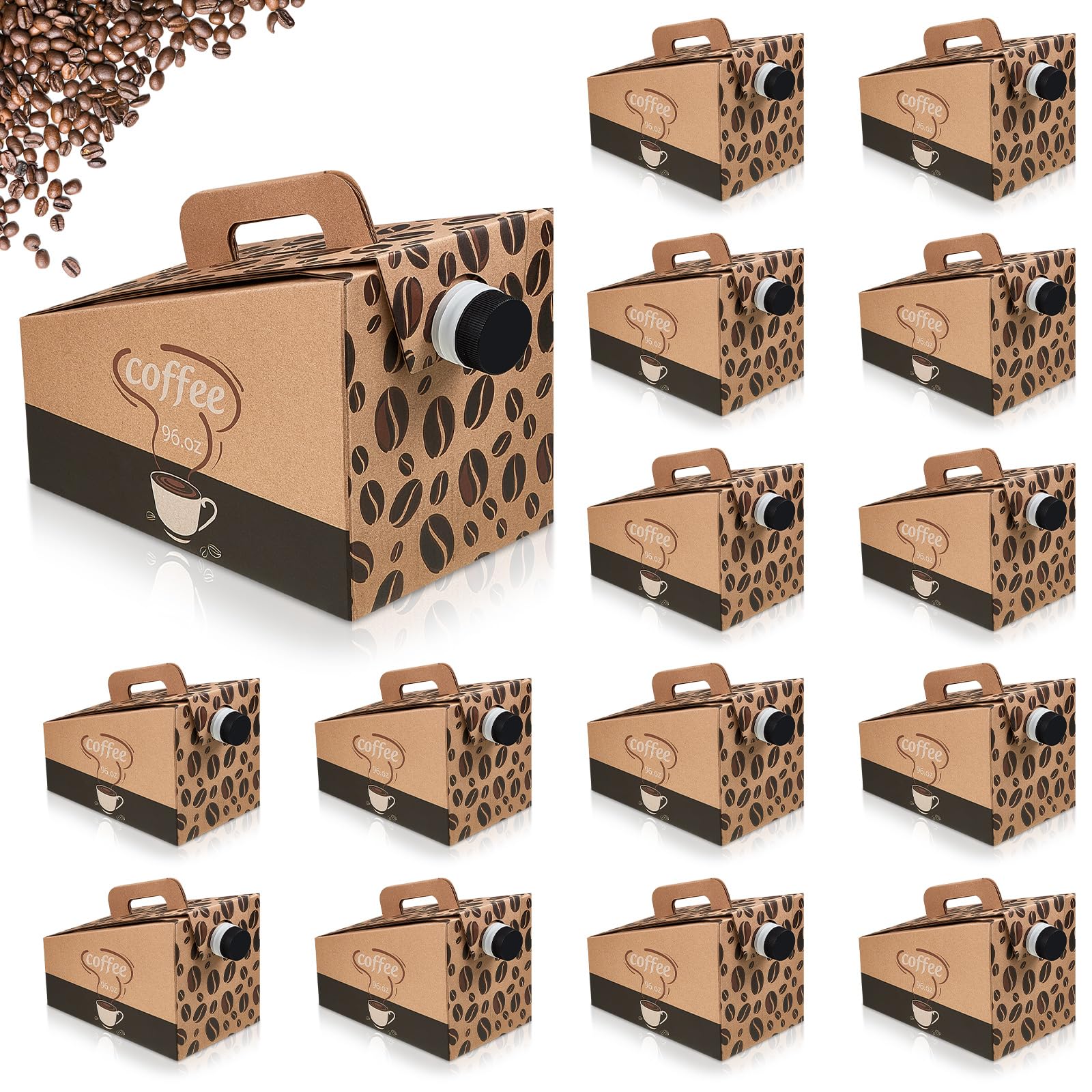 Dandat caja de café dispensadora 96 onzas facilita servicio en eventos y catering