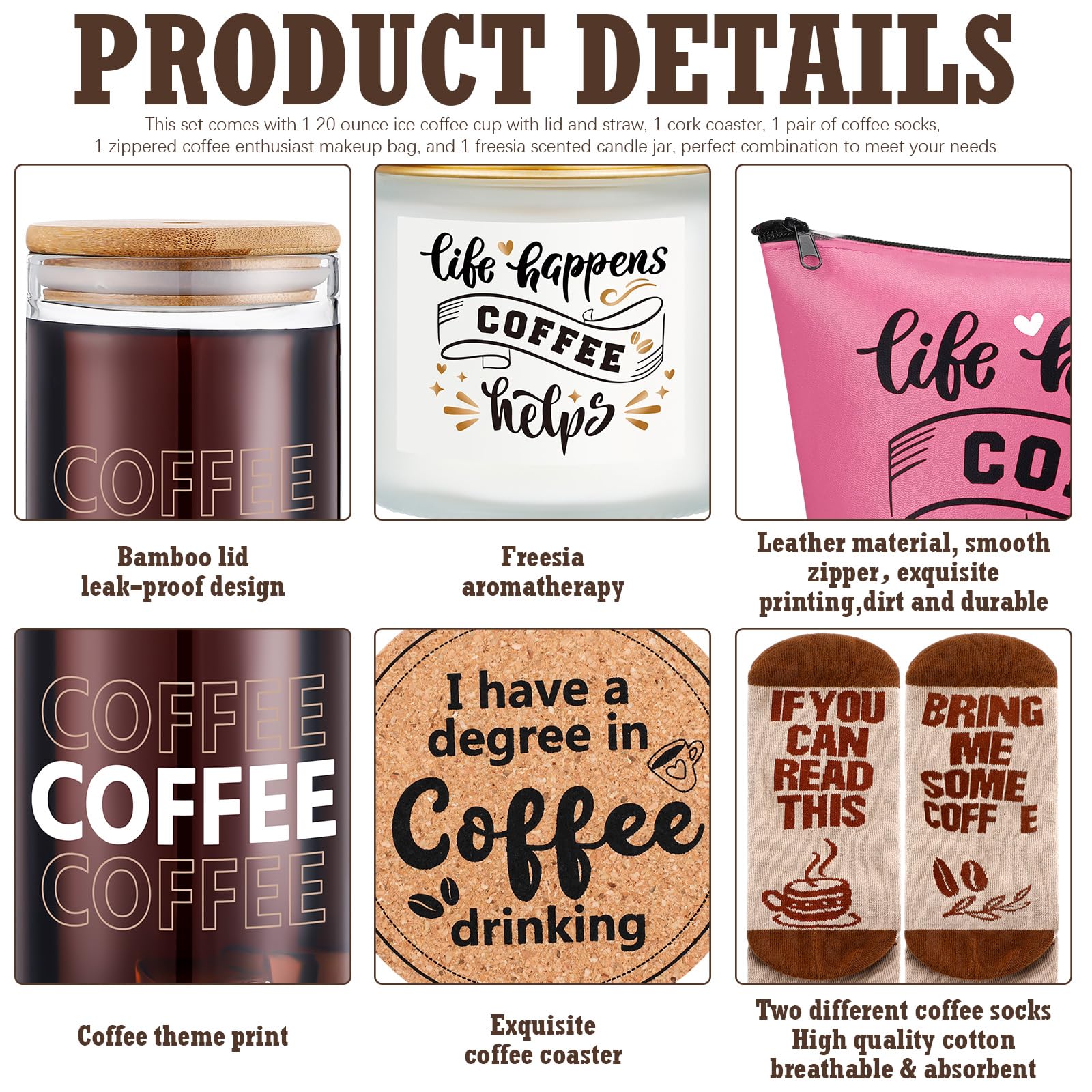 Cesta-regalo Dandat de café, conjunto completo para regalos.