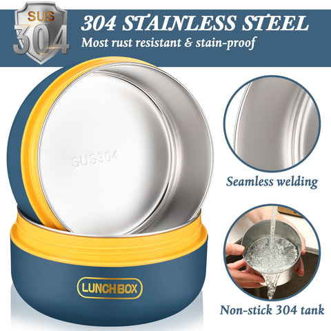 Dandat caja bento 15oz, unidad adicional, facilita llevar y organizar comidas