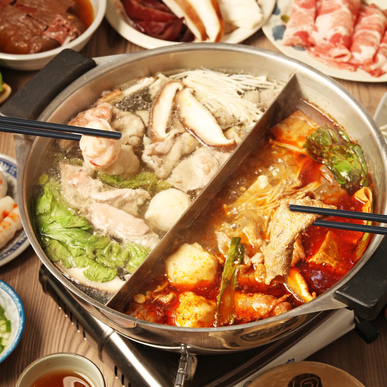 Ideales para dumplings, fideos y sushi, uso versátil en restaurantes y hogar con Dandat.