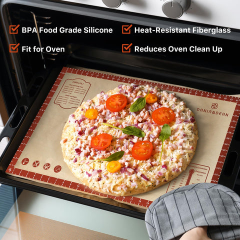 Mat de silicona resistente al calor para horno y microondas DANIA & DEAN.