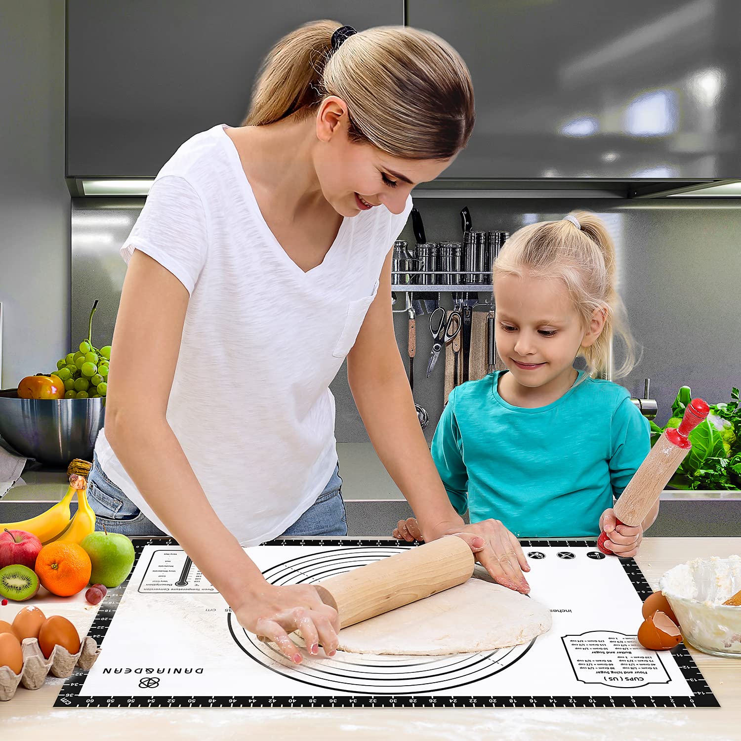 Dania & Dean Mat para Pan y Pasteles permite masa fina y uniformidad