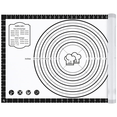 DANIA Y DEAN mat silicona 26x16 antiadherente para hornear de forma uniforme.