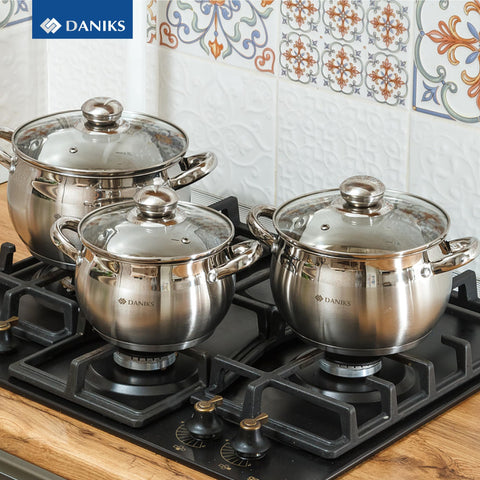 Uso multifuncional Daniks Clásico para sopa, pasta y salsas cotidianas.