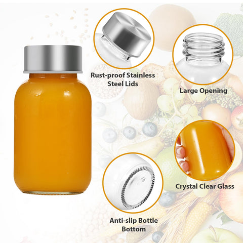 Vidrio grueso Danmu con claridad cristalina para bebidas variadas.