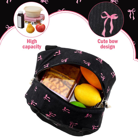 Dansydaisy bolsa de almuerzo con mango ergonómico para transportar con comodidad.