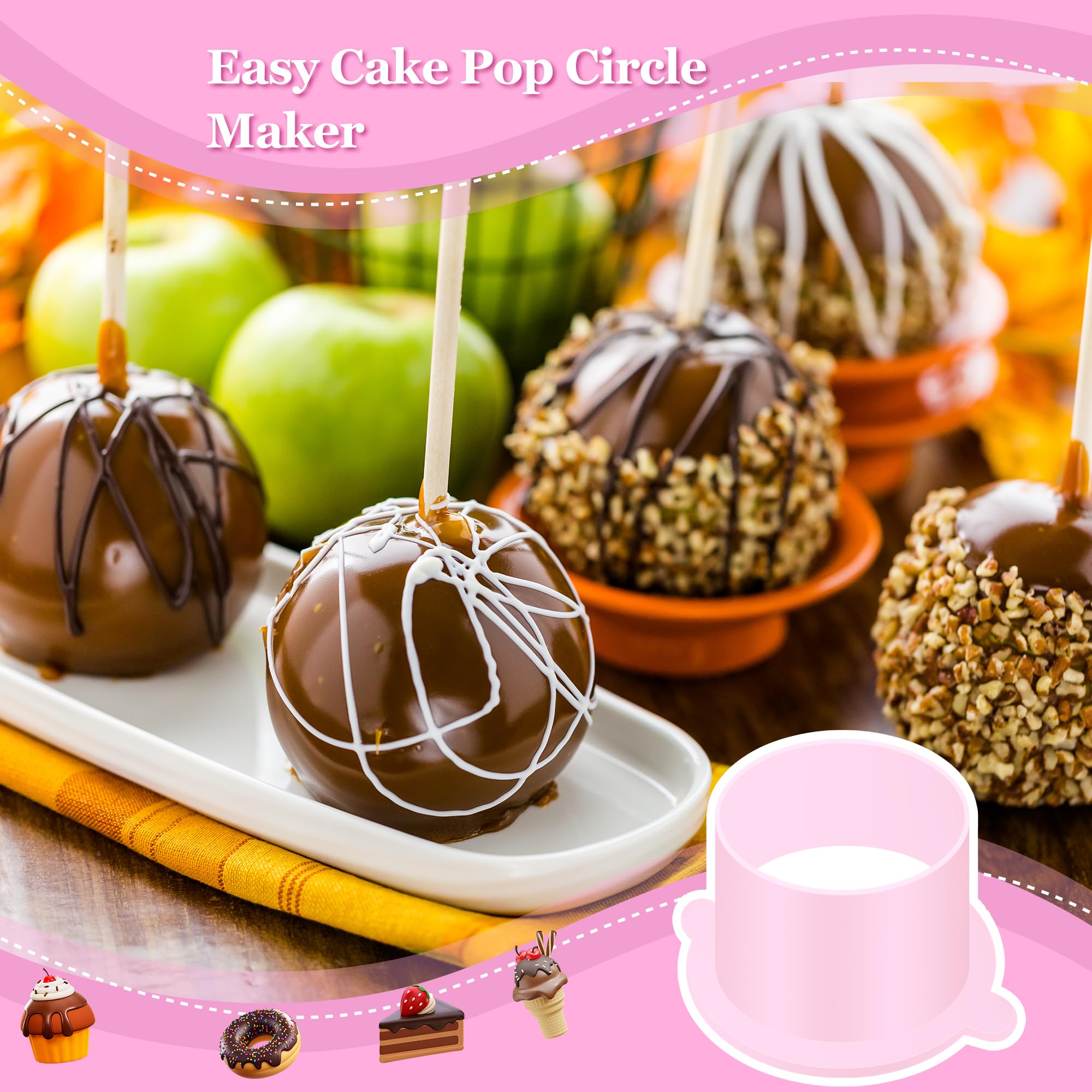 Daofvor conjunto completo de moldes para pops de pastel